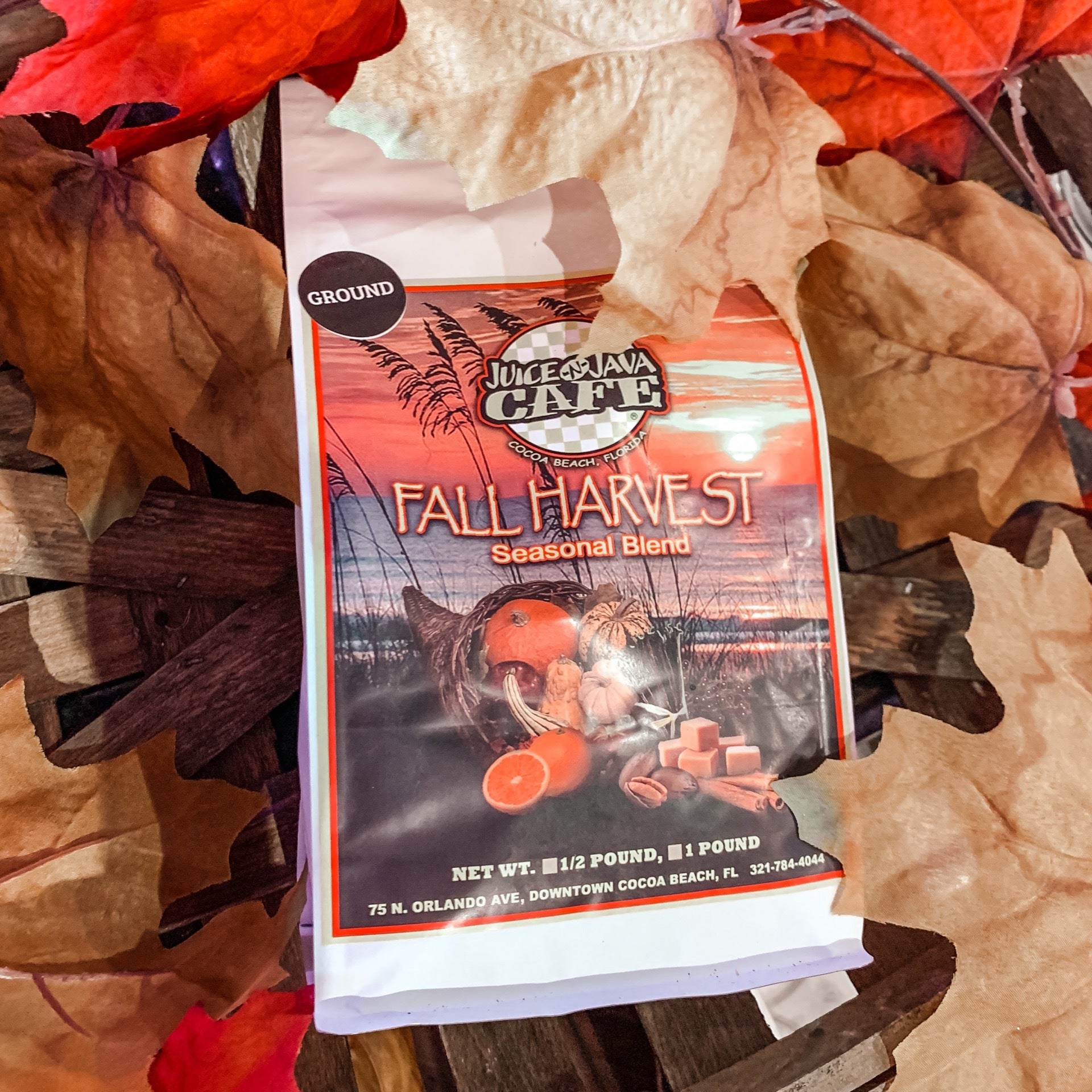 Fall Harvest Bagged Coffee JnJ Cafe (Juice 'N Java)