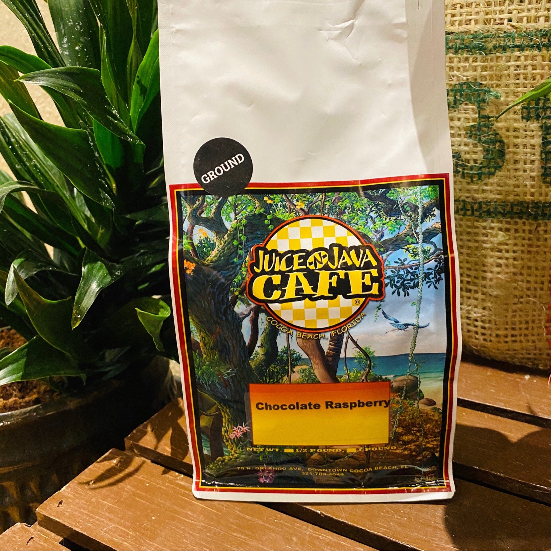 Chocolate Raspberry Bagged Coffee JnJ Cafe (Juice 'N Java)